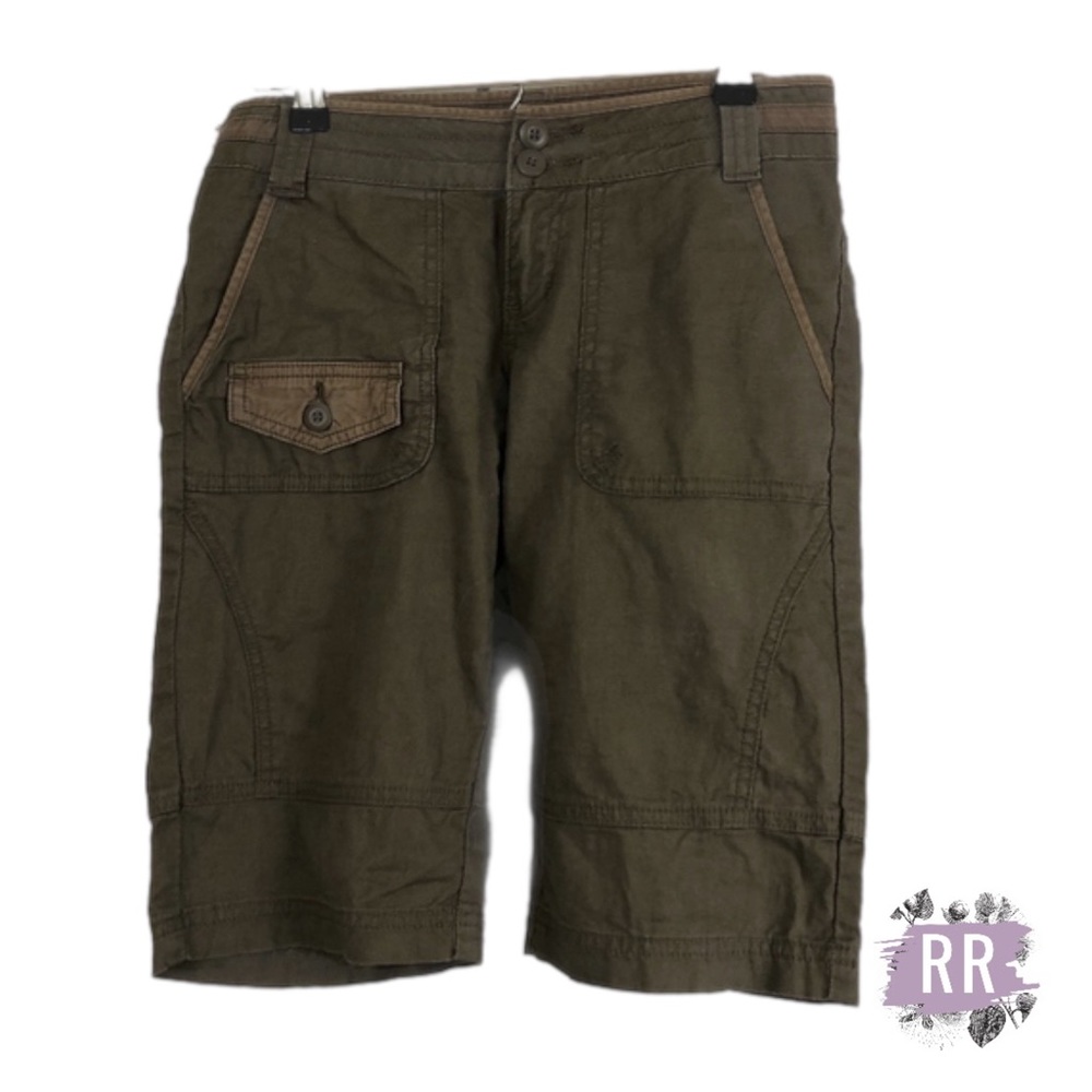 PRANA Linen Pocket Bermuda Trail Shorts